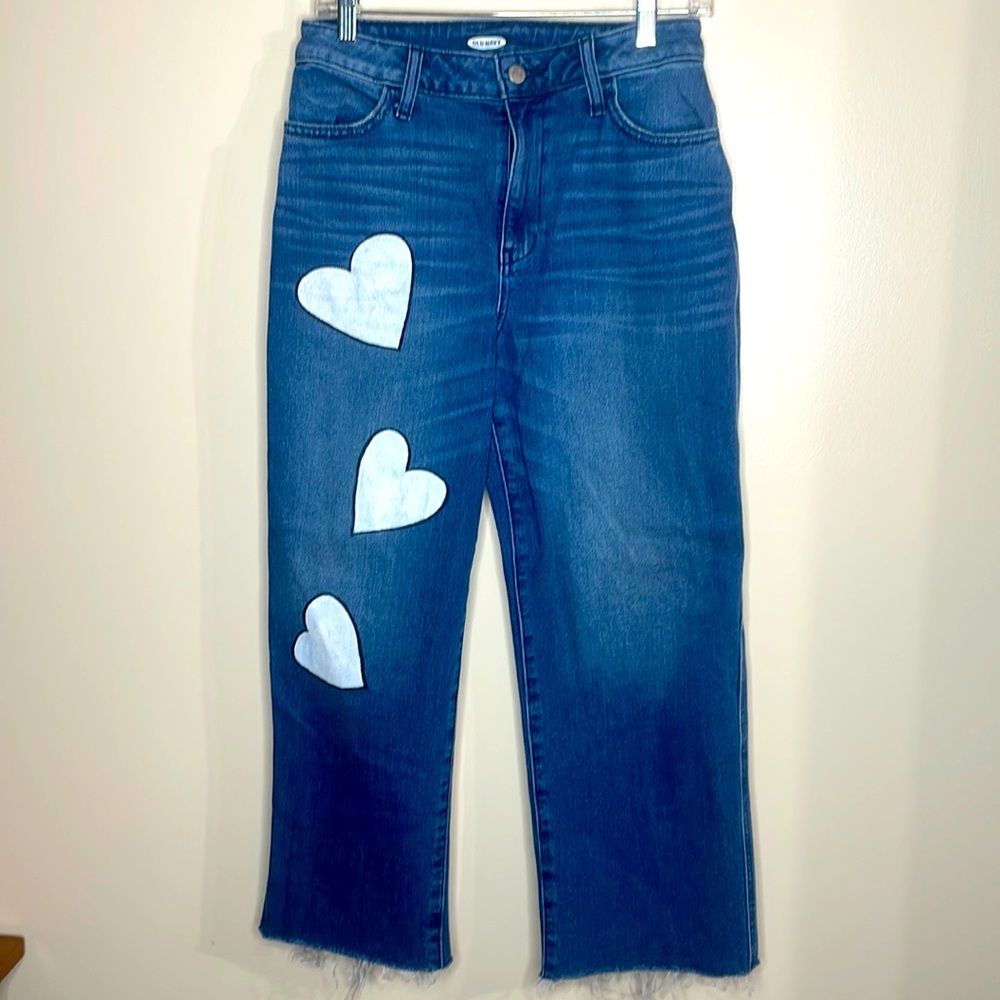 Custom painted jeans.